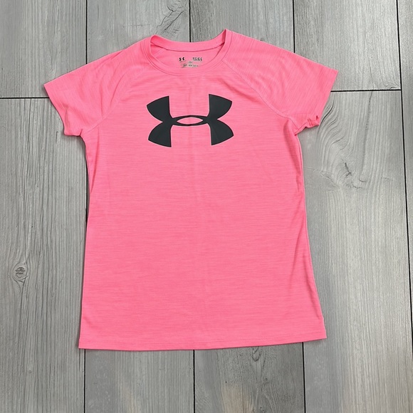 Under Armour Girls Big Logo Tee - Picture 2 of 5